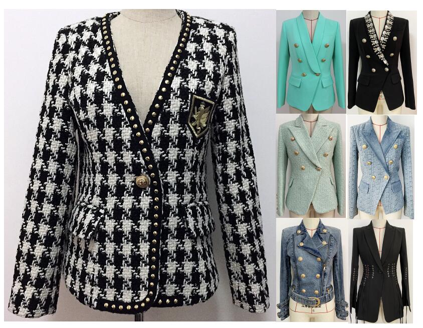 Womens Suits & Blazers Spring Autumn Winter Jackets Casual Coat Fashion Cotton Denim Slim Jacket Designer Styles Stripes Plaid Pattern Jeans-1, Silical gel
Womens Suits & Blazers Spring Autumn Winter Jackets Casual Coat Fashion Cotton Denim Slim Jacket Designer Styles Stripes Plaid Pattern Jeans-1, Silical gel
