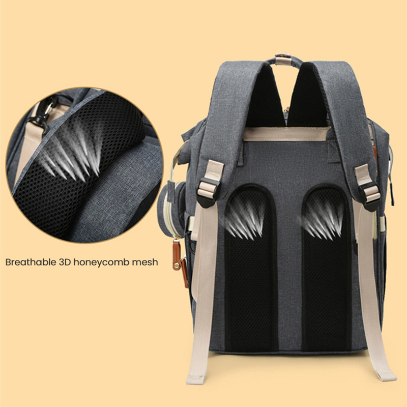 Baby Diaper Bags Stroller Pocket Mother Large Capacity Travel Nappy Backpacks Convenient Baby Nursing Bag Lightweight Waterproof 220514