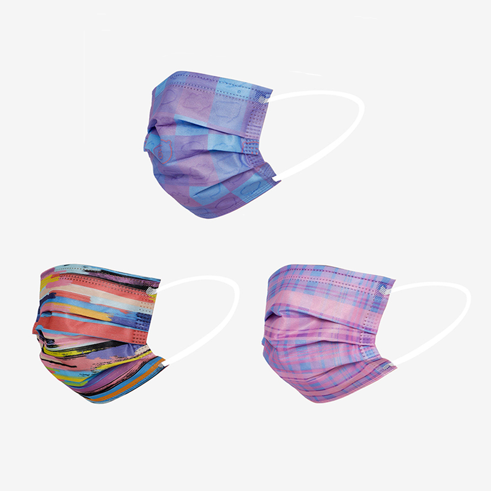 Irregular Pattern Disposable Face Masks Breathable 3-Ply Non-Woven Cup Dust Masks with Elastic Earloop for Kids Boys Girls Daily Use
Irregular Pattern Disposable Face Masks Breathable 3-Ply Non-Woven Cup Dust Masks with Elastic Earloop for Kids Boys Girls Daily Use