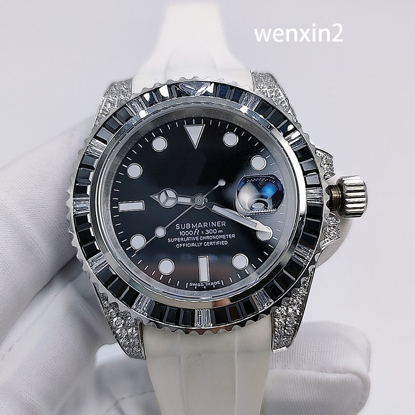 Classic men's watch luxury 40 mm mechanical automatic stainless steel acrylic frame plastic belt four corner drill, Box
Classic men's watch luxury 40 mm mechanical automatic stainless steel acrylic frame plastic belt four corner drill, Box