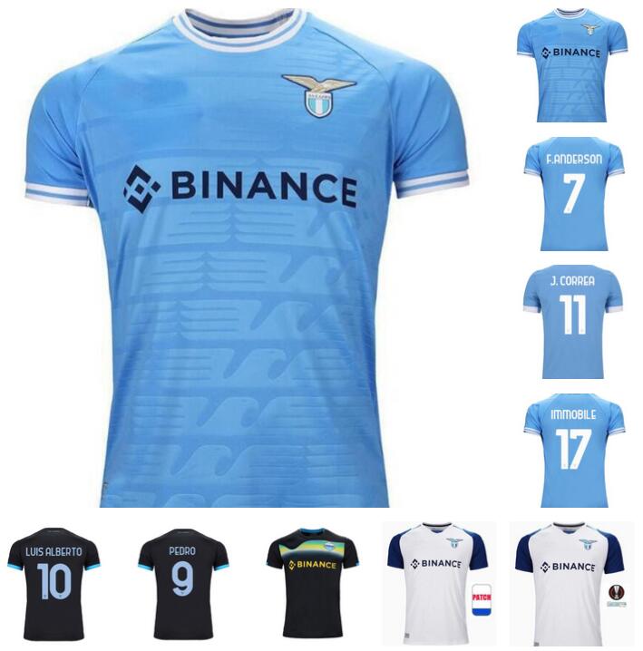 22 23 LAZIO Soccer Jerseys 2022 2023 HOME away Third F. Anderson PEDRO football shirt LUIS ALBERTO IMMOBILE SERGEJ LAZZARI Zaccagni Men Kids kits maglia da calcio
22 23 LAZIO Soccer Jerseys 2022 2023 HOME away Third F. Anderson PEDRO football shirt LUIS ALBERTO IMMOBILE SERGEJ LAZZARI Zaccagni Men Kids kits maglia da calcio