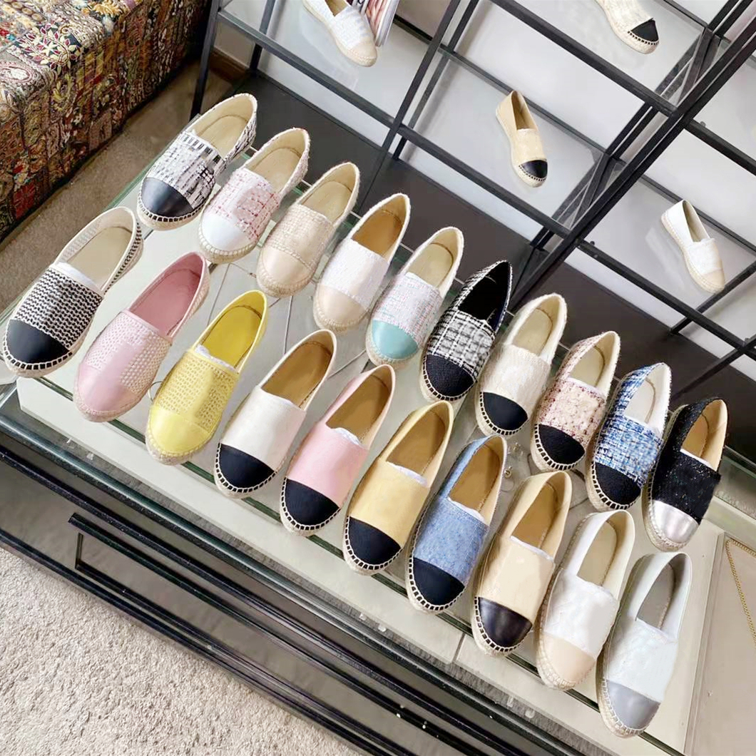 Luxury Designer Women Espadrilles Sandals Casual Shoes Fashion Stitching Fabric Slip-on Flat Shoe Platform Sneakers Classic Loafers Leisure Fisherman Slippers, Color22
Luxury Designer Women Espadrilles Sandals Casual Shoes Fashion Stitching Fabric Slip-on Flat Shoe Platform Sneakers Classic Loafers Leisure Fisherman Slippers, Color22