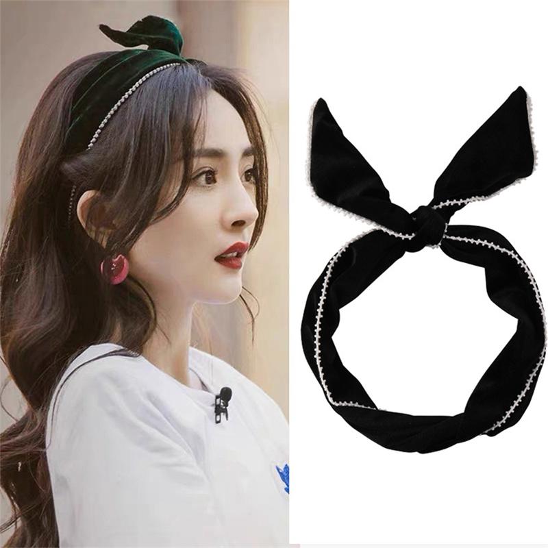 Hair Clips & Barrettes Yang Mi's Same Retro Velvet Bow Headband Simple Beautiful Temperament Trendy Exquisite Women's HeadbandHair
Hair Clips & Barrettes Yang Mi's Same Retro Velvet Bow Headband Simple Beautiful Temperament Trendy Exquisite Women's HeadbandHair