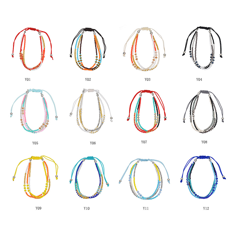 Colorful Rice Beads Braided Bracelets Bohemia Beaded Bracelet Friendship Bracelet Fashion Accessories