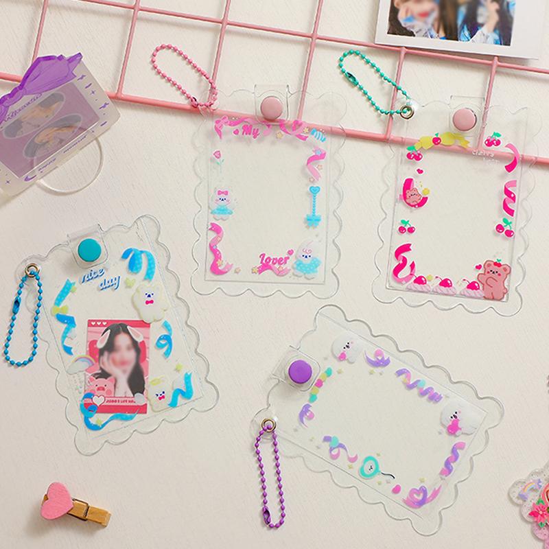 Card Holders Keychain Postcards Protective Case Po Sleeves Decoration Bag Pocard Pendant School Stationery 1 SlotCard, C-purple
Card Holders Keychain Postcards Protective Case Po Sleeves Decoration Bag Pocard Pendant School Stationery 1 SlotCard, C-purple