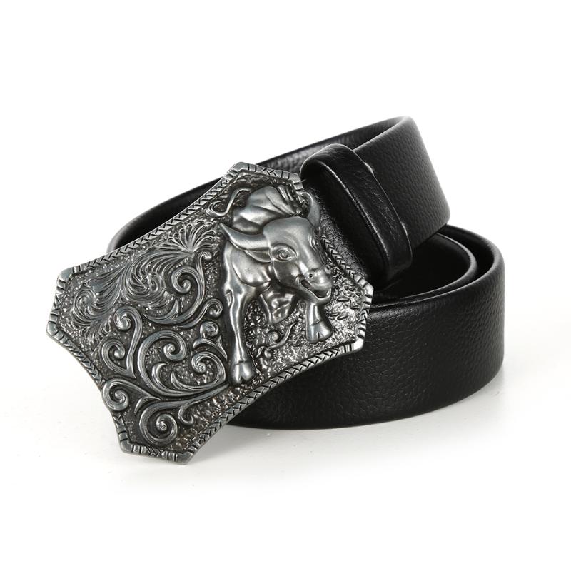 Belts Western Cowboy Cow Belt With Vintage Flower Zinc Alloy Leather Buckle Real Cowhide, Army green
Belts Western Cowboy Cow Belt With Vintage Flower Zinc Alloy Leather Buckle Real Cowhide, Army green