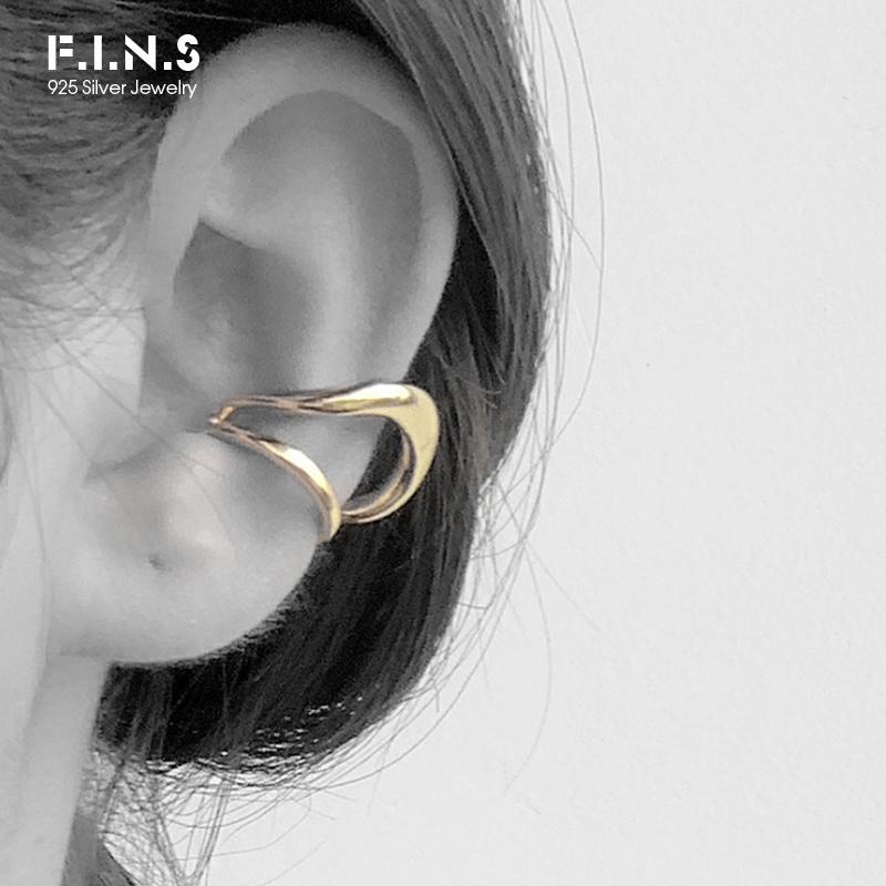 Clip-on & Screw Back F.I.N.S 1PC Simple INS Real 925 Sterling Silver Glossy Layered Big Geometric Ear Clip Without Piercing Minimalist Fine
Clip-on & Screw Back F.I.N.S 1PC Simple INS Real 925 Sterling Silver Glossy Layered Big Geometric Ear Clip Without Piercing Minimalist Fine