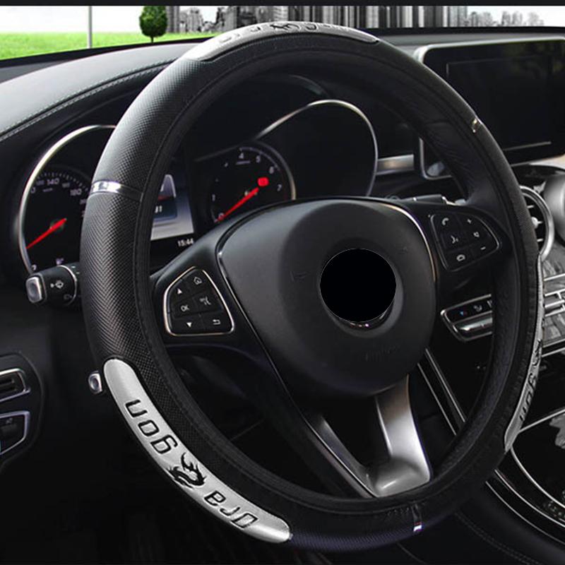 Steering Wheel Covers Car 100% Gloednieuwe Reflecterende Kunstleer Elastische China Dragon Ontwerp Auto Stuurwiel BeschermerSteering
Steering Wheel Covers Car 100% Gloednieuwe Reflecterende Kunstleer Elastische China Dragon Ontwerp Auto Stuurwiel BeschermerSteering