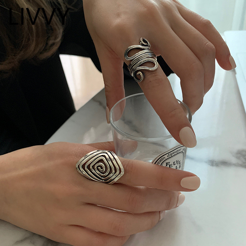 Sliver Colour Creative Simple Rhombus Adjustable Rings For Women Vintage Irregular Twist Exaggerated Punk Handmade Party Jewelry 220716
Sliver Colour Creative Simple Rhombus Adjustable Rings For Women Vintage Irregular Twist Exaggerated Punk Handmade Party Jewelry 220716