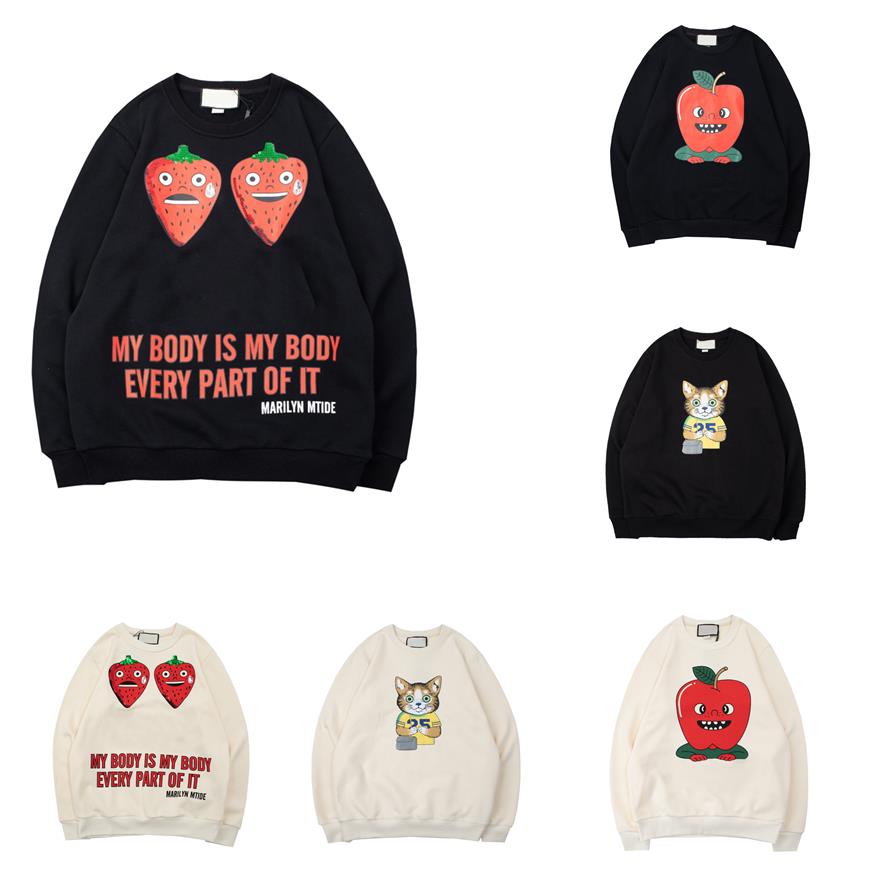 High quality designer men G hoodie pullover sweatshirts Cartoon printed tomatoes u strawberries mens woman cci, Hi
High quality designer men G hoodie pullover sweatshirts Cartoon printed tomatoes u strawberries mens woman cci, Hi