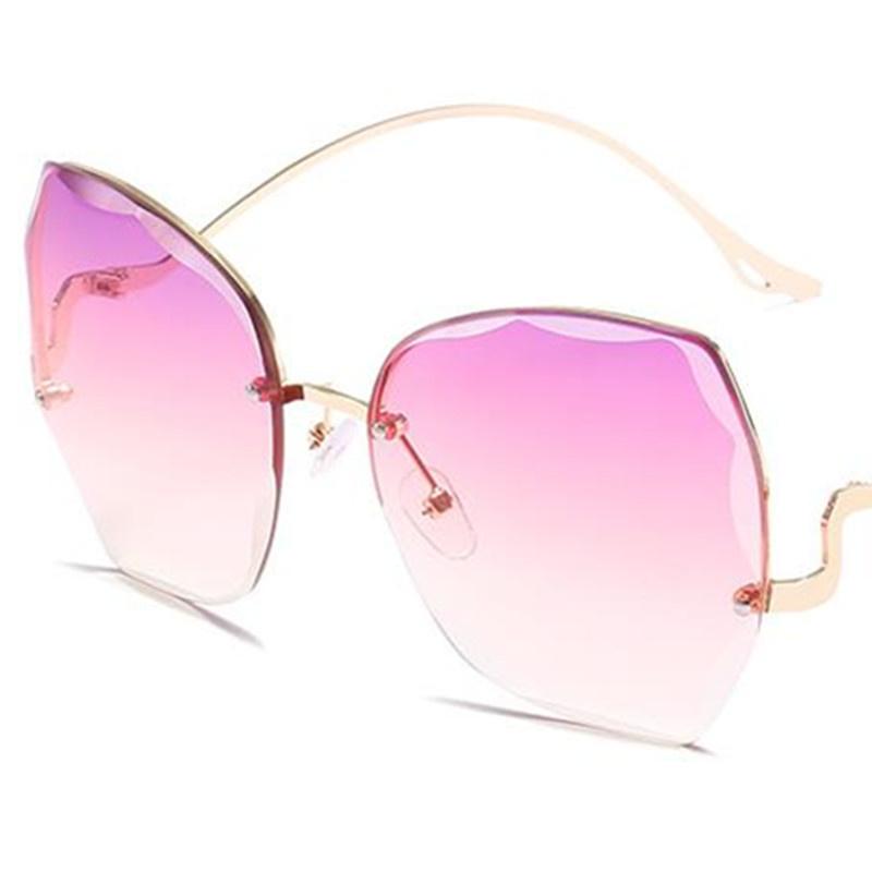 Sunglasses Fashion Women Semi-Rimless Sun Glasses Alloy Frame Gradient Color Lens Anti-UV Spectacles Butterfly Eyeglasses
Sunglasses Fashion Women Semi-Rimless Sun Glasses Alloy Frame Gradient Color Lens Anti-UV Spectacles Butterfly Eyeglasses