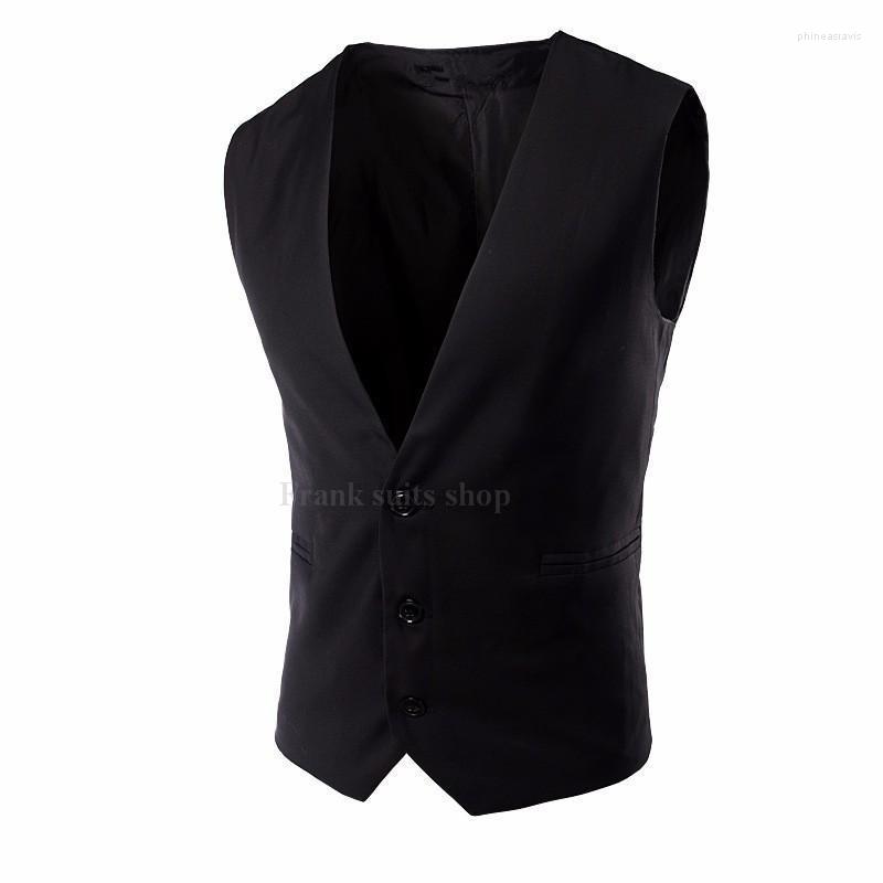 Men's Vests Mens Single Breasted Vest Men Dress Suit Formal Black Gilet Slim Business Jacket Tops HommeMen's Phin22, As picture
Men's Vests Mens Single Breasted Vest Men Dress Suit Formal Black Gilet Slim Business Jacket Tops HommeMen's Phin22, As picture