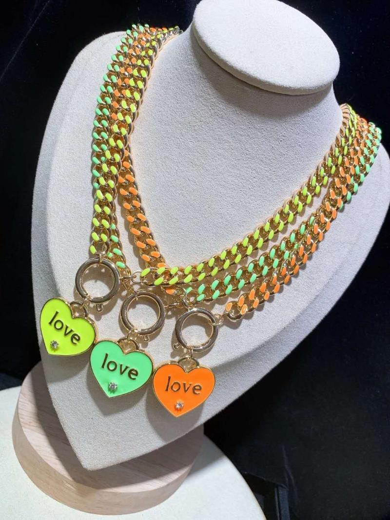 Pendant Necklaces 19" Multi-Color Enamel Cable Link Chain Pendent Necklace Lobster Clasp DIY NeckalcesPendant
Pendant Necklaces 19" Multi-Color Enamel Cable Link Chain Pendent Necklace Lobster Clasp DIY NeckalcesPendant