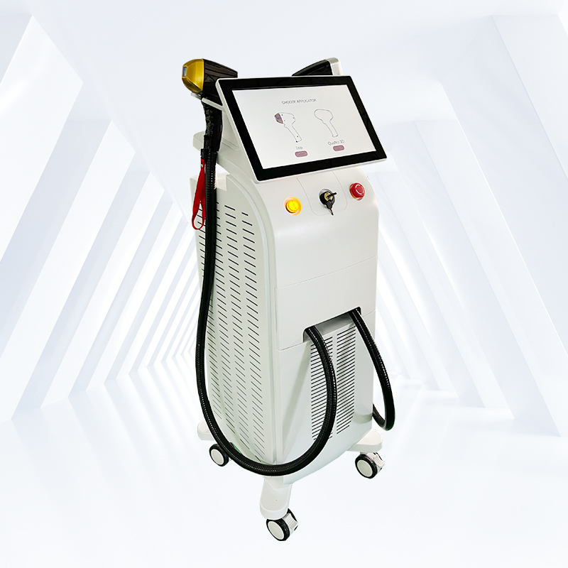 New 2 Handle 3 wavelengths Diode Laser Hair Removal Machine accectable factory directly sales price
New 2 Handle 3 wavelengths Diode Laser Hair Removal Machine accectable factory directly sales price
