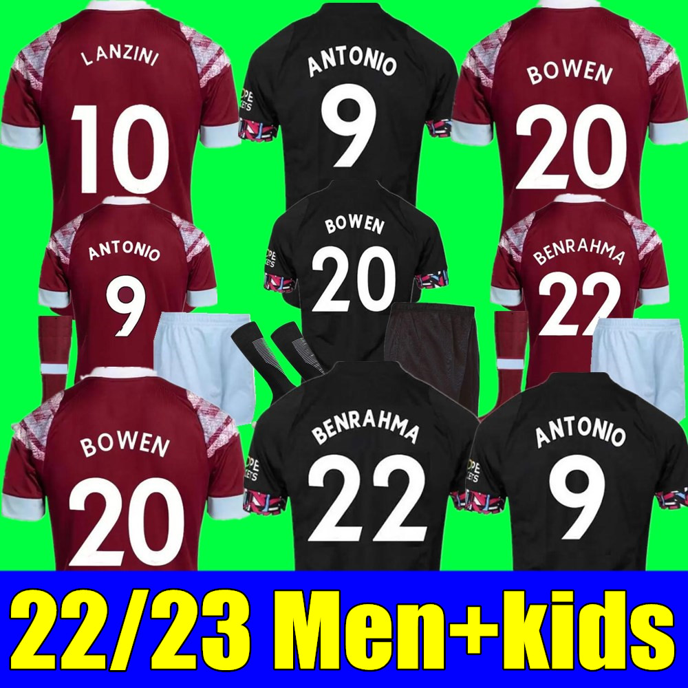New WEST soccer jersey 22 23 NOBLE HAM ANDERSON UNITED RICE BOWEN ANTONIO BENRAHMA 2022 2023 football shirt adult men kids kit sets boys, Kids home+socks
New WEST soccer jersey 22 23 NOBLE HAM ANDERSON UNITED RICE BOWEN ANTONIO BENRAHMA 2022 2023 football shirt adult men kids kit sets boys, Kids home+socks