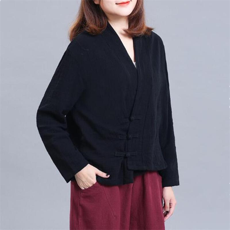 Women's Blouses & Shirts Fashion Irregular Cardigan Autumn Long Sleeve Designed V-Neck Cotton Linen Female 2022 Trend Spring Ladies, Brown
Women's Blouses & Shirts Fashion Irregular Cardigan Autumn Long Sleeve Designed V-Neck Cotton Linen Female 2022 Trend Spring Ladies, Brown