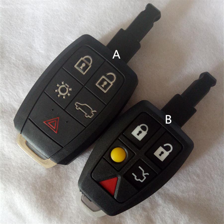 5 Button Replacement Car Key Shell Cover Case Fob Housing with Insert Uncut Blade for Volvo C30 C70 V50 V40 Smart Card236H, Black
5 Button Replacement Car Key Shell Cover Case Fob Housing with Insert Uncut Blade for Volvo C30 C70 V50 V40 Smart Card236H, Black