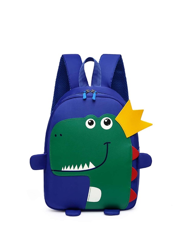 Boys Cartoon Dinosaur Appliques Backpack SHE