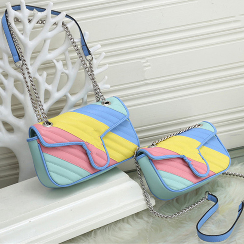 The colours of the rainbow Chain bag Totes Bags Strapping Luxury Designer Brand Fashion Shoulder Handbags Quality Women Phone Wallet Cross body Metallic, No bag
The colours of the rainbow Chain bag Totes Bags Strapping Luxury Designer Brand Fashion Shoulder Handbags Quality Women Phone Wallet Cross body Metallic, No bag