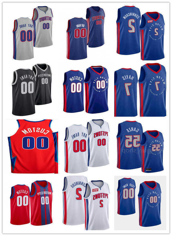 Basketball Jerseys 75th Mens Womens Youth Detroit''Pistons''2 Cade Cunningham 55 Luka Garza 7 Killian Hayes 5 Frank Jackson Custom, Color
Basketball Jerseys 75th Mens Womens Youth Detroit''Pistons''2 Cade Cunningham 55 Luka Garza 7 Killian Hayes 5 Frank Jackson Custom, Color