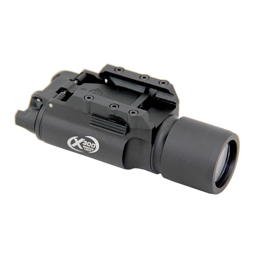 Tactical X300 Gun Light Ultra High Ouput LED Pistol Flashlight Hunting Rifle Airsoft Illumination Aluminium Alloy CNC Machining252S
Tactical X300 Gun Light Ultra High Ouput LED Pistol Flashlight Hunting Rifle Airsoft Illumination Aluminium Alloy CNC Machining252S