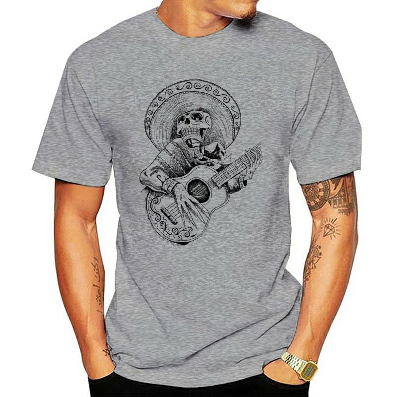 Men' T Shirts Unique T-shirt Mexican Mariachi Singing Skull Shirt Men White Tshirt Cotton Tops Singer Tee Hip Hop Clothes Discount, Beige
Men' T Shirts Unique T-shirt Mexican Mariachi Singing Skull Shirt Men White Tshirt Cotton Tops Singer Tee Hip Hop Clothes Discount, Beige