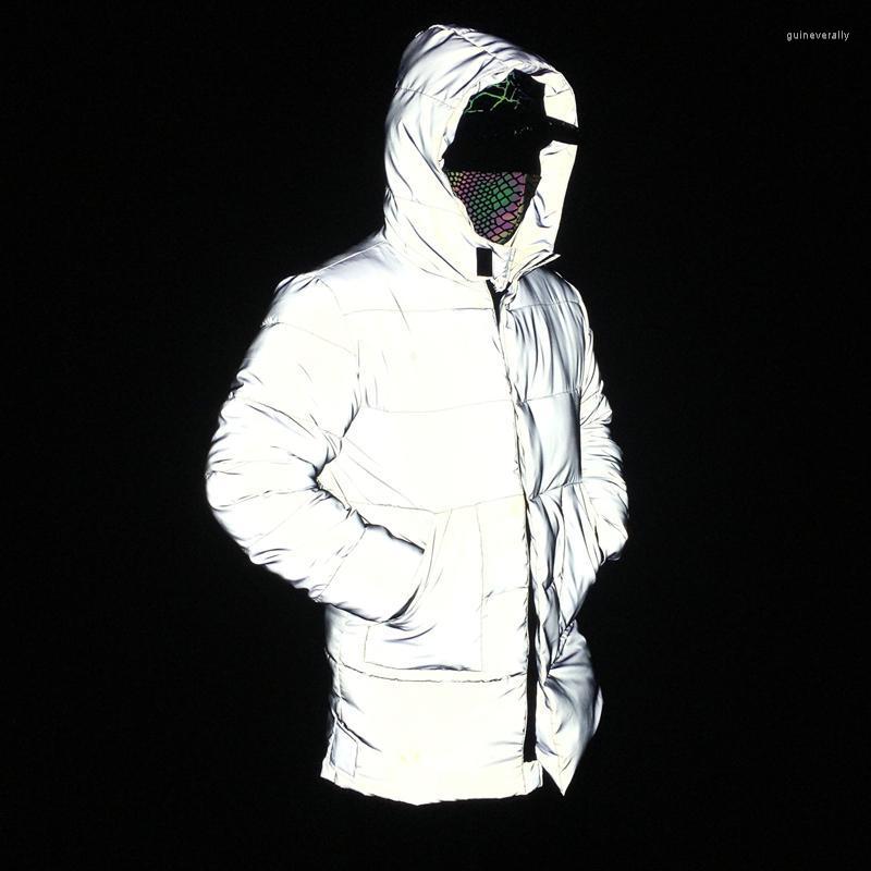 Men' Down & Parkas Winter Jacket Men Reflective Long Thick Warm Windproof Waterproof Hooded Night Reflected Light Jaqueta Masculina Guin22, Reflective gray
Men' Down & Parkas Winter Jacket Men Reflective Long Thick Warm Windproof Waterproof Hooded Night Reflected Light Jaqueta Masculina Guin22, Reflective gray
