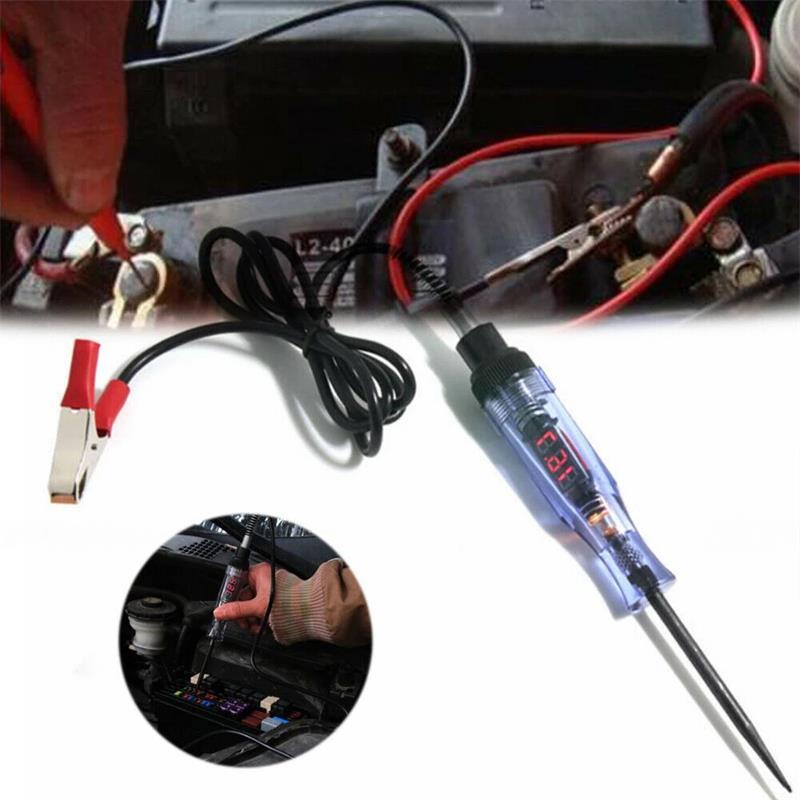 Diagnostic Tools 6V 12V 24V DC Car Truck Voltage Circuit Tester Test Long Probe Pen Light Bulb Automobile Maint Detector
Diagnostic Tools 6V 12V 24V DC Car Truck Voltage Circuit Tester Test Long Probe Pen Light Bulb Automobile Maint Detector