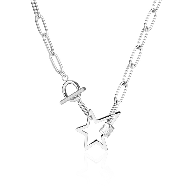 Pendant Necklaces Flashbuy Punk Trendy Gold Star Choker Necklace Women Men Hip Hop Design Thick Chain Collier Jewelry
Pendant Necklaces Flashbuy Punk Trendy Gold Star Choker Necklace Women Men Hip Hop Design Thick Chain Collier Jewelry