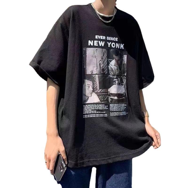 Men's T-Shirts Summer Fashion Vintage T-Shirt Men And Women Hong Kong Style Niche Trend Loose Versatile TopMen's, Black
Men's T-Shirts Summer Fashion Vintage T-Shirt Men And Women Hong Kong Style Niche Trend Loose Versatile TopMen's, Black