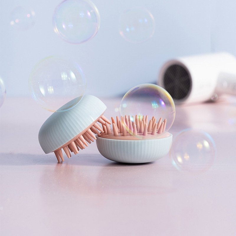 Hair Brushes Silicone Portable Hair-washing Brush Anti-itch Head Scratcher Head Massage Comb Promote Heads Blood Circulation Cepillos Para El Cabello 