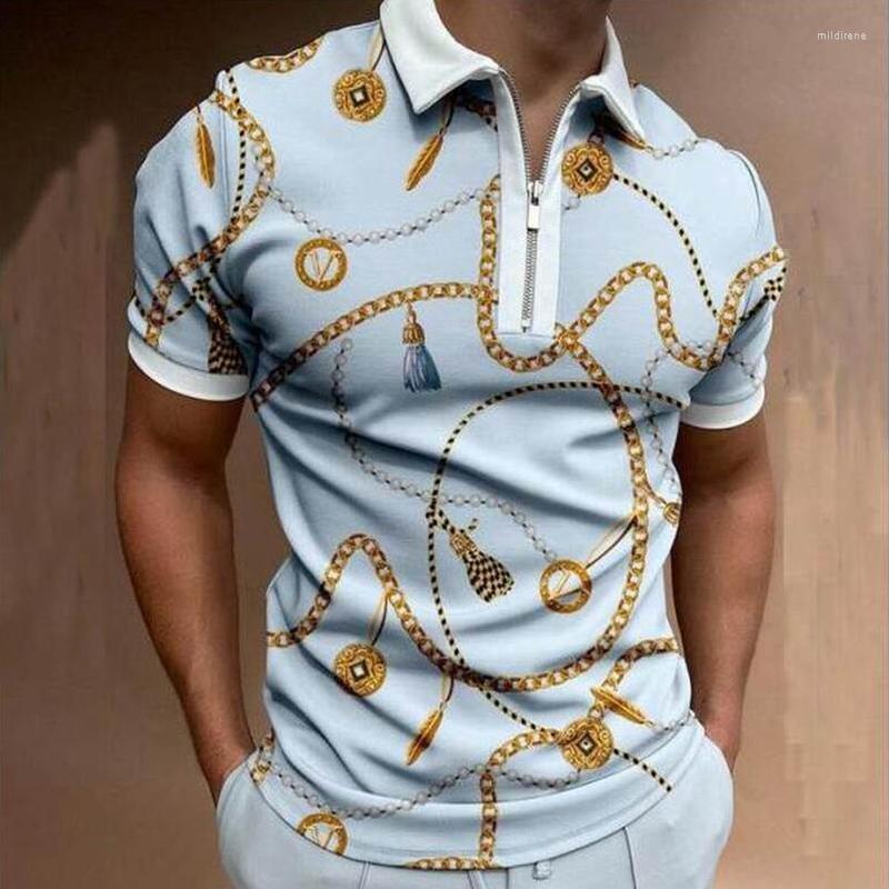 Men's Polos Luxury Men's Clothing Shirts Gold Rope Casual Plaid Print Short Sleeve Tee Shirt Men Turn-Down Collar Zipper TopsMen's Mild2, Llp047
Men's Polos Luxury Men's Clothing Shirts Gold Rope Casual Plaid Print Short Sleeve Tee Shirt Men Turn-Down Collar Zipper TopsMen's Mild2, Llp047