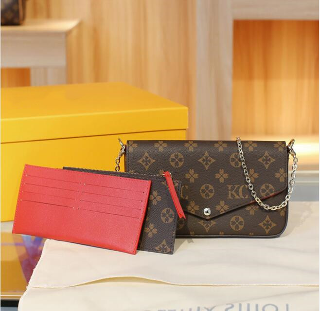 Genuine Leather Designer Women Felicie Pochette Women Chain Bags Wallet Messenger Handbags luxury Cross body Shoulder bag with dustbag Serial Number, Box+dust bag+certificate
Genuine Leather Designer Women Felicie Pochette Women Chain Bags Wallet Messenger Handbags luxury Cross body Shoulder bag with dustbag Serial Number, Box+dust bag+certificate