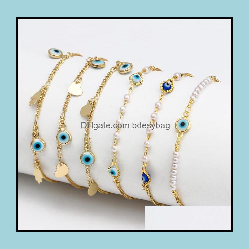 Charm Bracelets Jewelry Gold Evil Blue Eye Lucky Turkish Eyes Bracelet For Women Girls Beach Party Gift 10 Styles Drop Delivery 2021 Ukwsp
Charm Bracelets Jewelry Gold Evil Blue Eye Lucky Turkish Eyes Bracelet For Women Girls Beach Party Gift 10 Styles Drop Delivery 2021 Ukwsp