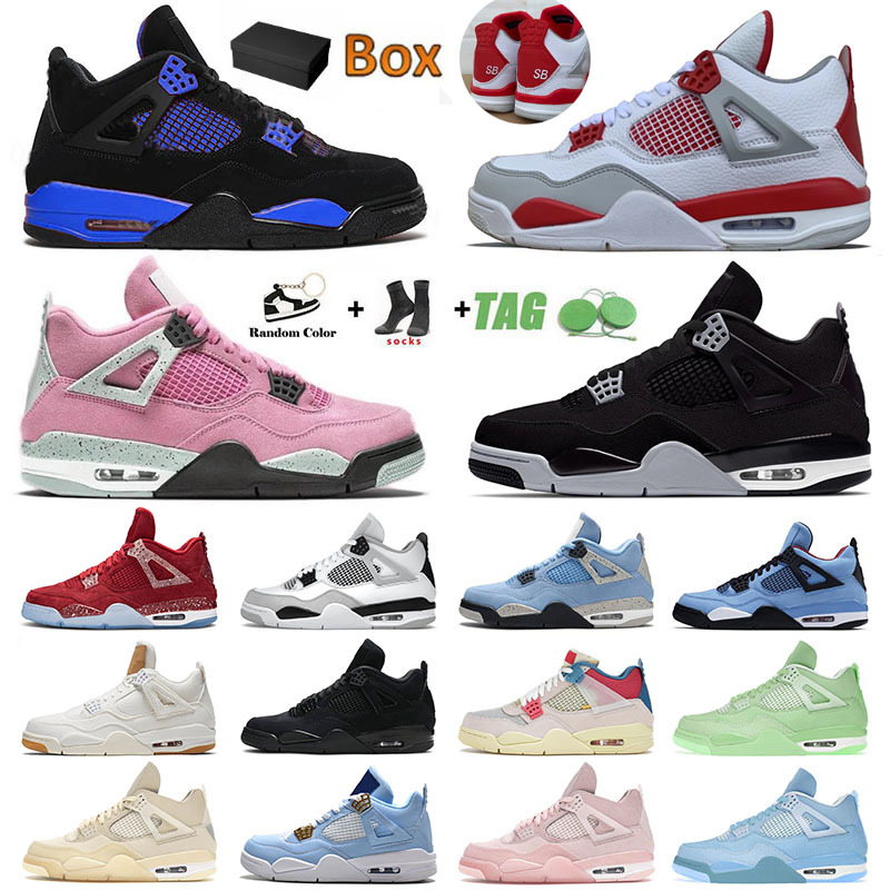 New Sb x Jumpman 4 4s Iv Mens Womens Designer Basketball Shoes Black Cat Peach Sail Pink What the Psgs Infrared Royal Blue Sneakers Trainers, 36-47 pure money
New Sb x Jumpman 4 4s Iv Mens Womens Designer Basketball Shoes Black Cat Peach Sail Pink What the Psgs Infrared Royal Blue Sneakers Trainers, 36-47 pure money