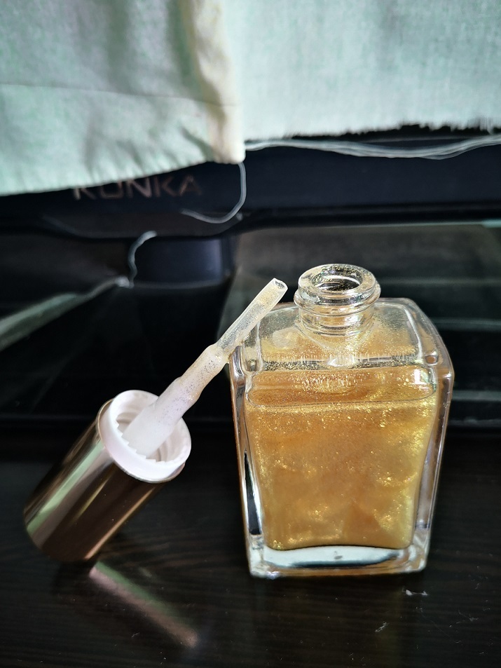 Beauty Items Brand New Cosmetics Shimmer Body Oil 50ML Face Glitter Highlight Liquid Oiled Primer Makeup Body Glow and Moisturized Skin Care Free Ship