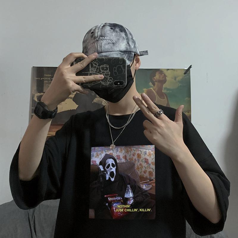 Men's T-Shirts Horror Thriller Men Tops Scream Movie T-shirt. Ghostface Skeet Ulrich Loomis Comfortable T Shirt Cotton Short Sleeve TeeMen's, Pur white
Men's T-Shirts Horror Thriller Men Tops Scream Movie T-shirt. Ghostface Skeet Ulrich Loomis Comfortable T Shirt Cotton Short Sleeve TeeMen's, Pur white