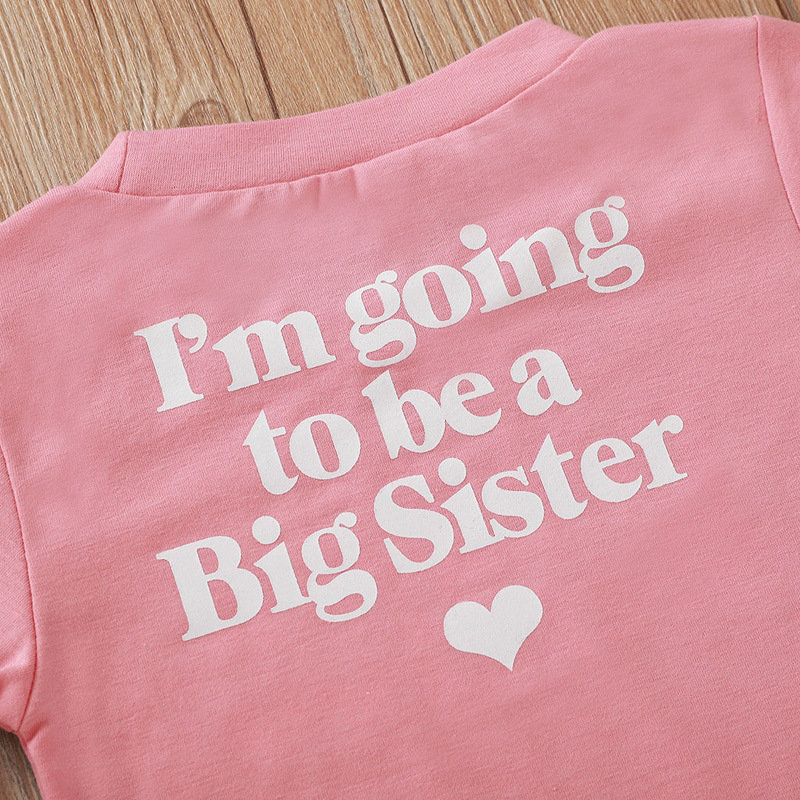 Baby Big Sister Girl Shirt Clothes Cotton Kid Girls Summer Child T Tops For Kids Funny Tee shirt 220620