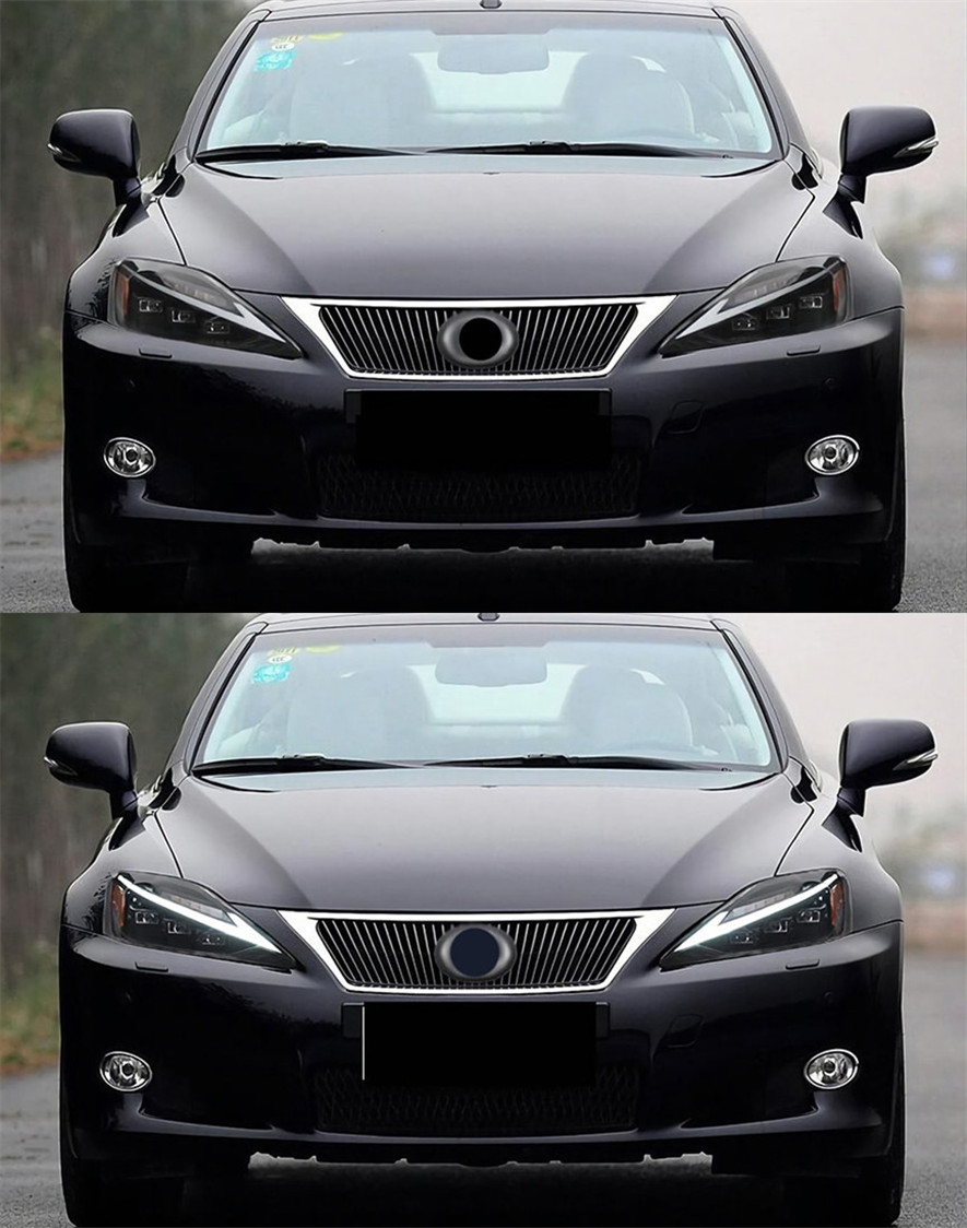 Car Styling Front Lights For Lexus IS IS250 IS300 350 2006-2012 Upgrade LED Headlamp High Beam Daytime Headlight
