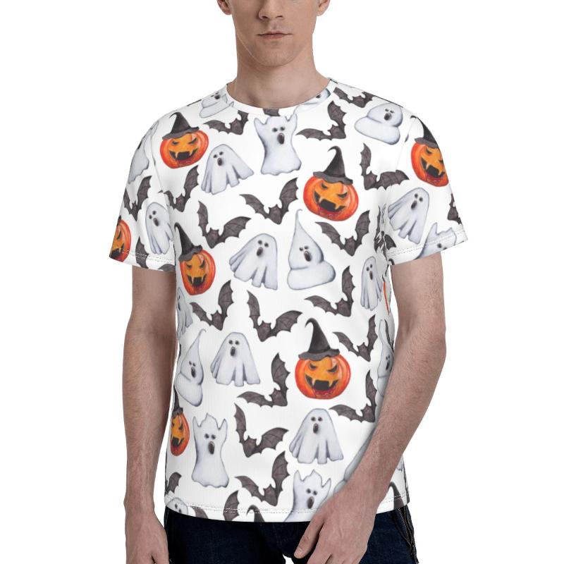 Men' T-Shirts Halloween Pumpkin Spooky Bat T-Shirt Funny Classic Fun Polyester T Shirt Printed Short-Sleeve Tee Man Oversize, As picture
Men' T-Shirts Halloween Pumpkin Spooky Bat T-Shirt Funny Classic Fun Polyester T Shirt Printed Short-Sleeve Tee Man Oversize, As picture