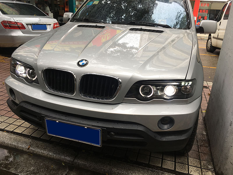 Car Lights LED Head Lamp For BMW X5 LED Headlight 1998-2002 Headlights E53 High Beam Angel Eye DRL Turn Signal Light