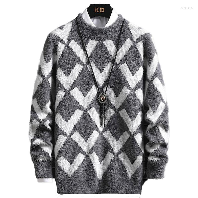 Men's Sweaters Winter Men's Clothing Half Mink Oversized Sweater Thickened Warm Harajuku Bottoming Turtleneck Loose Knit Thread -3XLMen, Black
Men's Sweaters Winter Men's Clothing Half Mink Oversized Sweater Thickened Warm Harajuku Bottoming Turtleneck Loose Knit Thread -3XLMen, Black