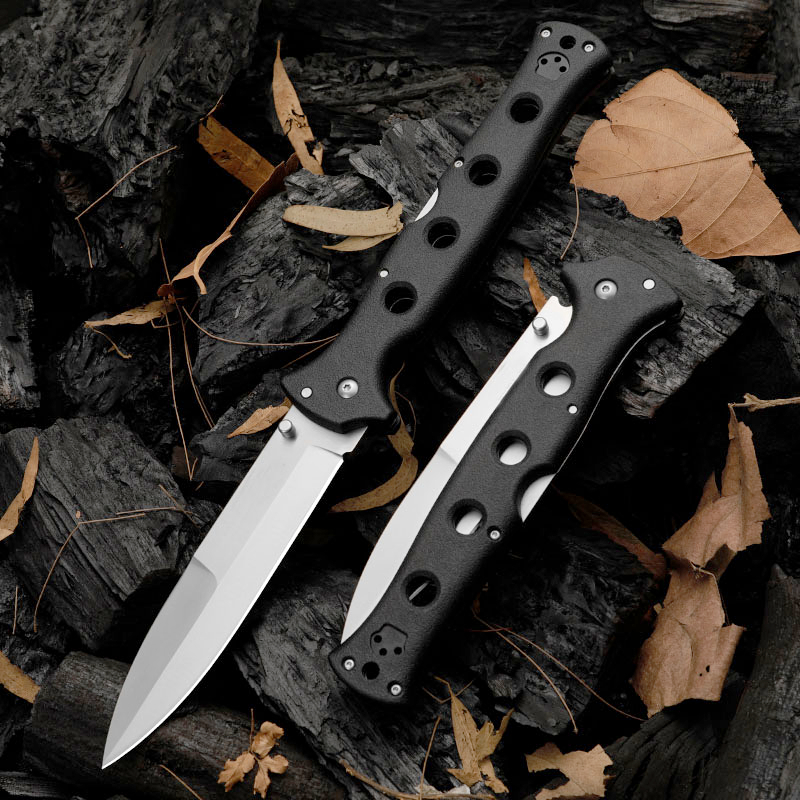 High Quality 10ACXC Folding Knife AUS10A Satin Blade Griv-Ex & Stainless Steel Sheet Handle Survival Tactical Folder Knives with Retail Box
High Quality 10ACXC Folding Knife AUS10A Satin Blade Griv-Ex & Stainless Steel Sheet Handle Survival Tactical Folder Knives with Retail Box