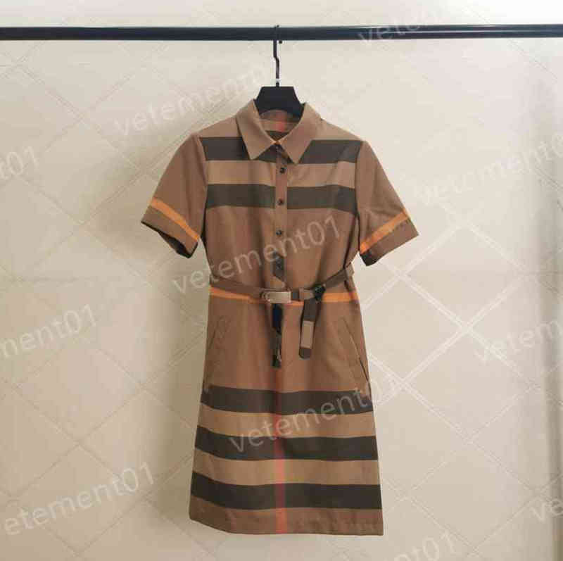 Designer Womens Dresses Fashion Lapel Belt Tunic Shirt Dress Luxury Summer Women Party Suspenders Dresses 0912
Designer Womens Dresses Fashion Lapel Belt Tunic Shirt Dress Luxury Summer Women Party Suspenders Dresses 0912
