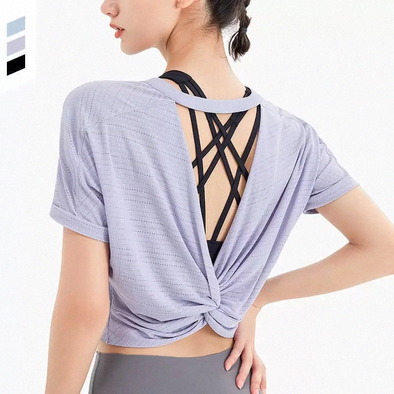 22s New Summer Women Sexy Hollow Out Back Tops Casual Fashion Fitness Yoga Suit Loose Breathable Quick Drying Sports T-shirt Training Top Short Sleeve s1X5#
22s New Summer Women Sexy Hollow Out Back Tops Casual Fashion Fitness Yoga Suit Loose Breathable Quick Drying Sports T-shirt Training Top Short Sleeve s1X5#