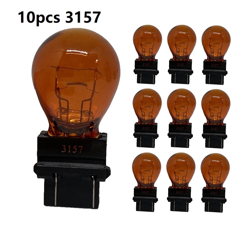 New 10pcs Universal 3157 Bright Light Bulbs Taillight Brake Lights Reverse Rear Stop Turn Signal Lamp For Car/Truck/Motorbike
New 10pcs Universal 3157 Bright Light Bulbs Taillight Brake Lights Reverse Rear Stop Turn Signal Lamp For Car/Truck/Motorbike