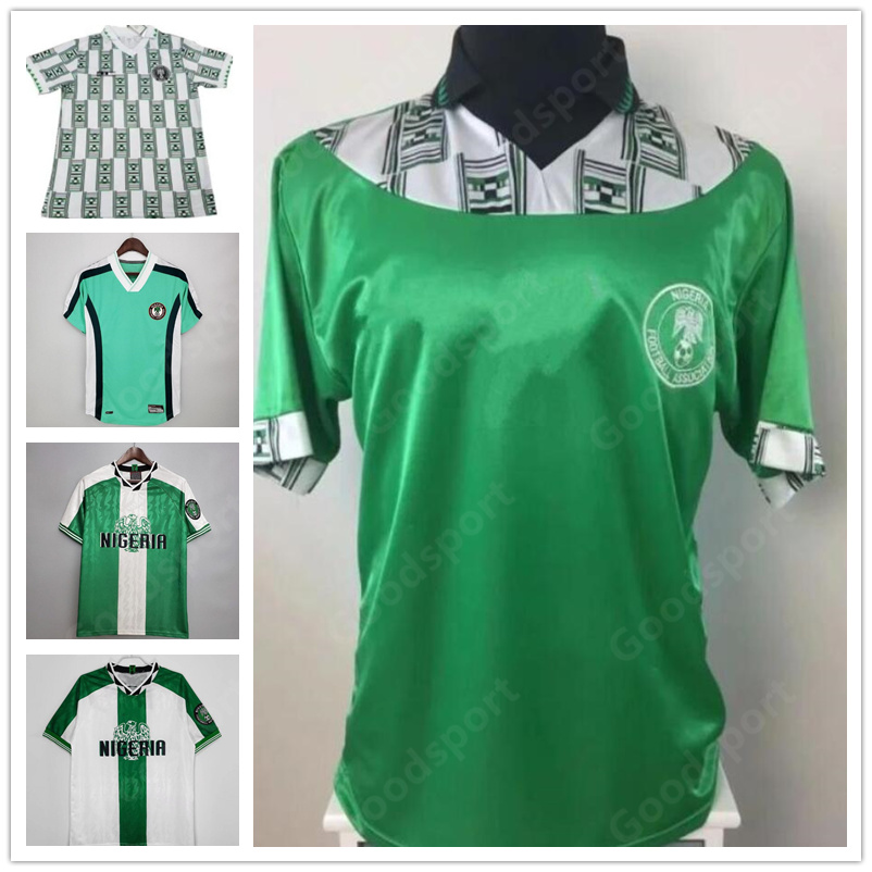 Retro OKOCHA 1994 98 96 Jersey Starboy Soccer Jerseys Okechukwu Dayo Ojo Osas Okoro Classic Short Sleeved Football calcio #4 KANU #6 WEST 9 YEKINI Shirts 15 OLISEH, Men
Retro OKOCHA 1994 98 96 Jersey Starboy Soccer Jerseys Okechukwu Dayo Ojo Osas Okoro Classic Short Sleeved Football calcio #4 KANU #6 WEST 9 YEKINI Shirts 15 OLISEH, Men