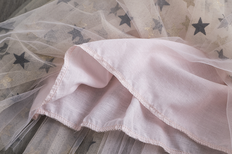 3 4 5 6 7 8 Year Girls Dress Summer Lace Sling Casual Dresses for Baby Girl Pentagram Pattern Clothes Birthday Party Dress 220324