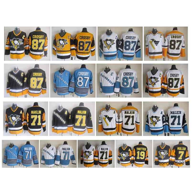 95 Retro Vintage Pittsburgh Penguins Jersey 87 Sidney Crosby 71 Evgeni Malkin 7 Joe Mullen 19 Bryan Trottier CCM Hockey Jersey Top Quality ! nhl's Jerseys, As pic
95 Retro Vintage Pittsburgh Penguins Jersey 87 Sidney Crosby 71 Evgeni Malkin 7 Joe Mullen 19 Bryan Trottier CCM Hockey Jersey Top Quality ! nhl's Jerseys, As pic