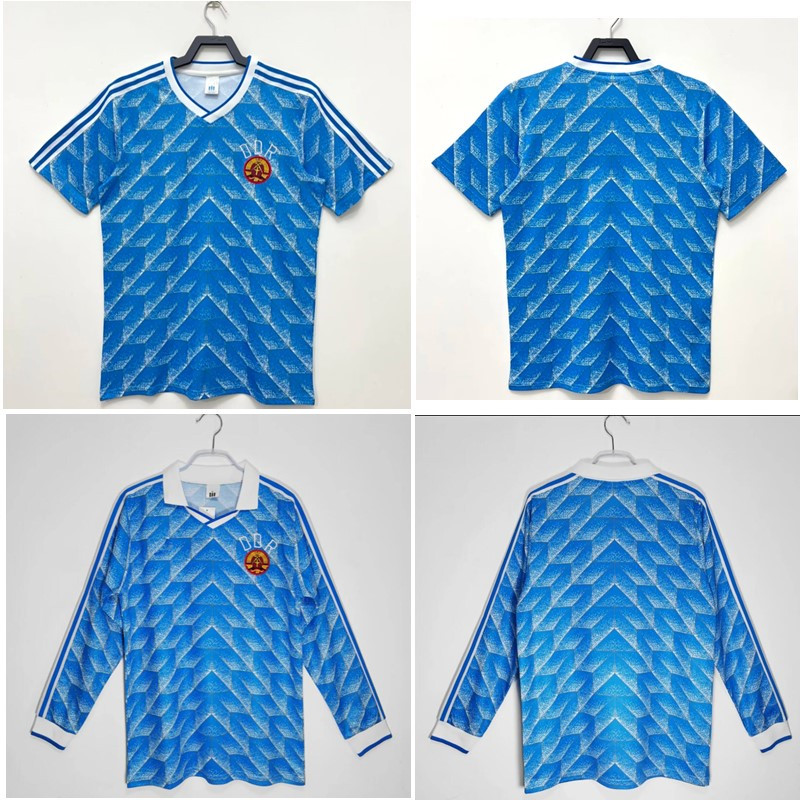 Top 1988 DDR Oberliga Retro soccer jerseys 88 EAST gerMan Stubner Kirsten football shirt classic vintage jersey Sammer Andreas Thom Thomas Doll maillot de foot, Eastgermany1988away
Top 1988 DDR Oberliga Retro soccer jerseys 88 EAST gerMan Stubner Kirsten football shirt classic vintage jersey Sammer Andreas Thom Thomas Doll maillot de foot, Eastgermany1988away